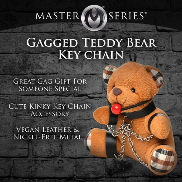 Gagged Teddy Bear Keychain - US Stores