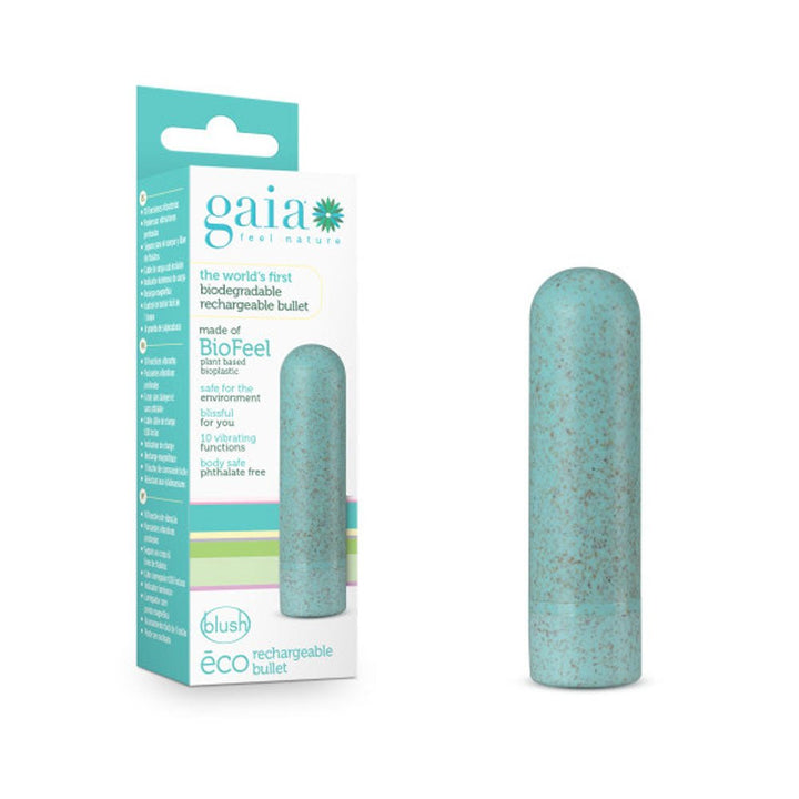 Gaia Eco Rechargeable Bullet - Aqua - US Stores
