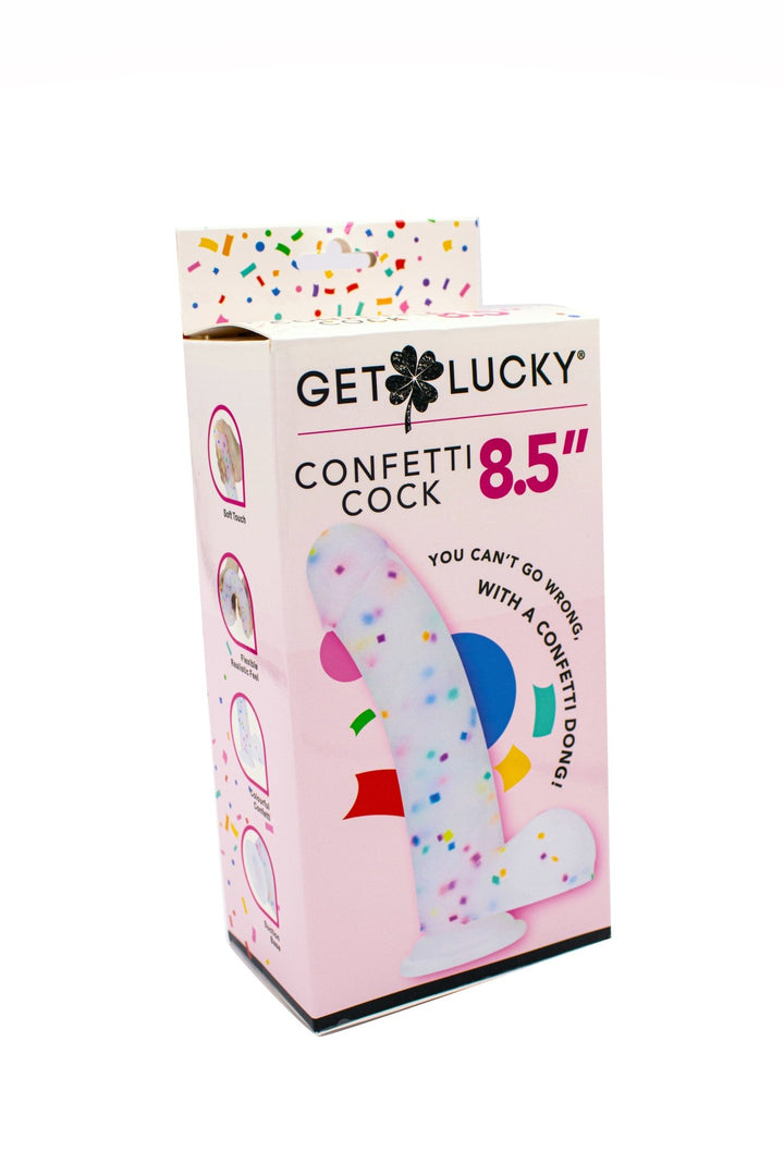 Get Lucky Confetti Cock - 8.5 Inch - US Stores