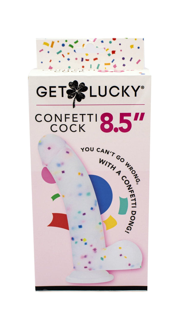 Get Lucky Confetti Cock - 8.5 Inch - US Stores