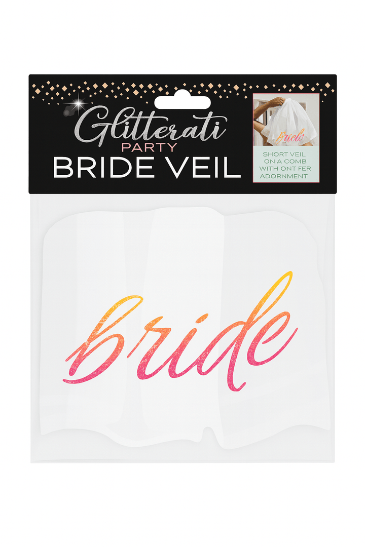Glitterati Bride Veil - White - US Stores