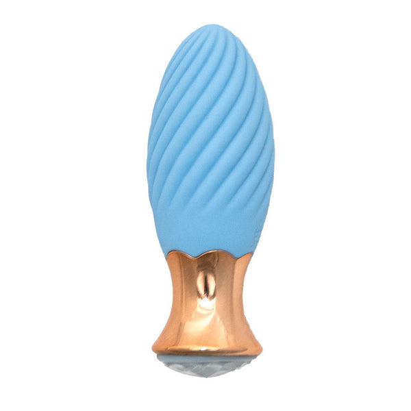 Goddess Diamond Tulip Massager - Blue - US Stores