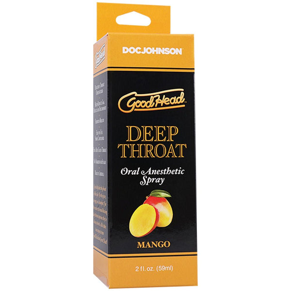 Goodhead Deep Throat Spray Mango 2 Fl Oz - US Stores