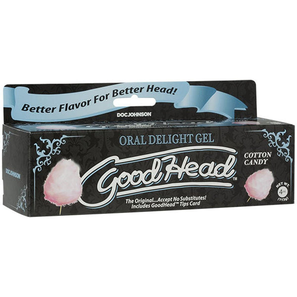 Goodhead - Oral Delight Gel - 4 Oz Tube - Cotton Candy - US Stores