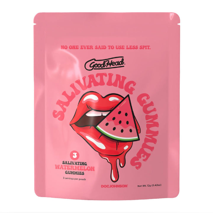 Goodhead - Salivating Gummies 24pk Display (3 Pcs Per Pouch) - Watermelon - US Stores