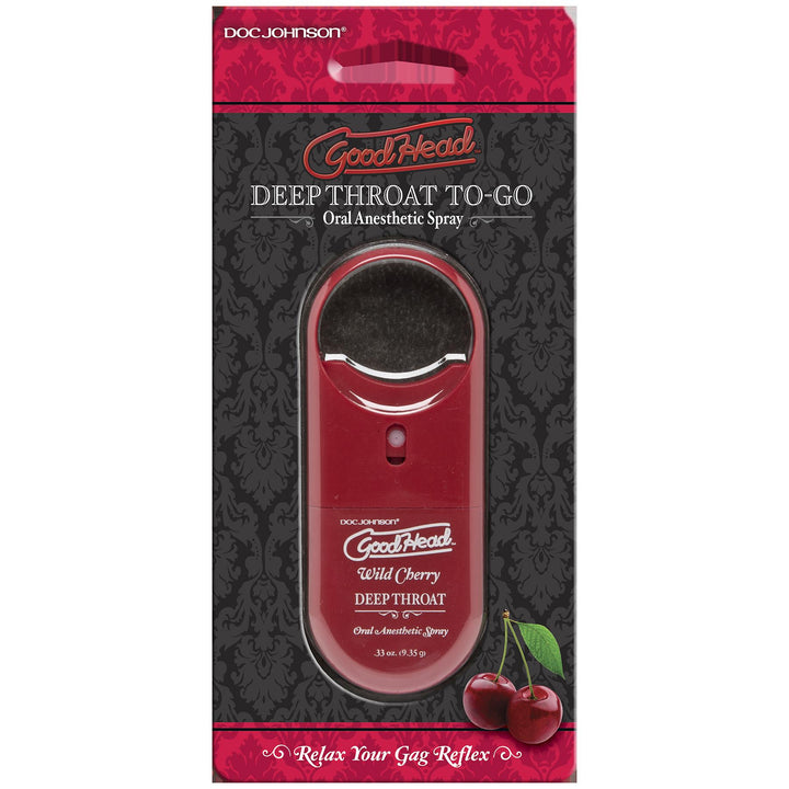 Goodhead to Go Deep Throat Spray - Wild Cherry - US Stores
