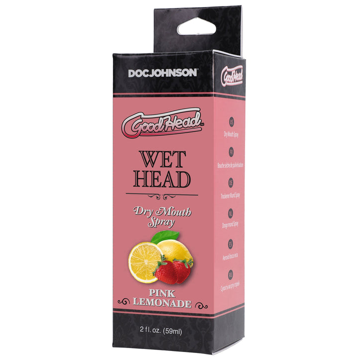 Goodhead - Wet Head - Dry Mouth Spray - Pink Lemonade - 2 Fl. Oz. (59ml) - US Stores