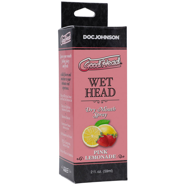 Goodhead - Wet Head - Dry Mouth Spray - Pink Lemonade - 2 Fl. Oz. (59ml) - US Stores