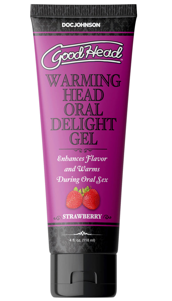 Goodhead - Warming Head Oral Delight Gel - Strawberry - 4 Fl. Oz.
