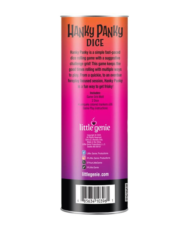 Hanky Panky Dice Game - Game for Couples - US Stores