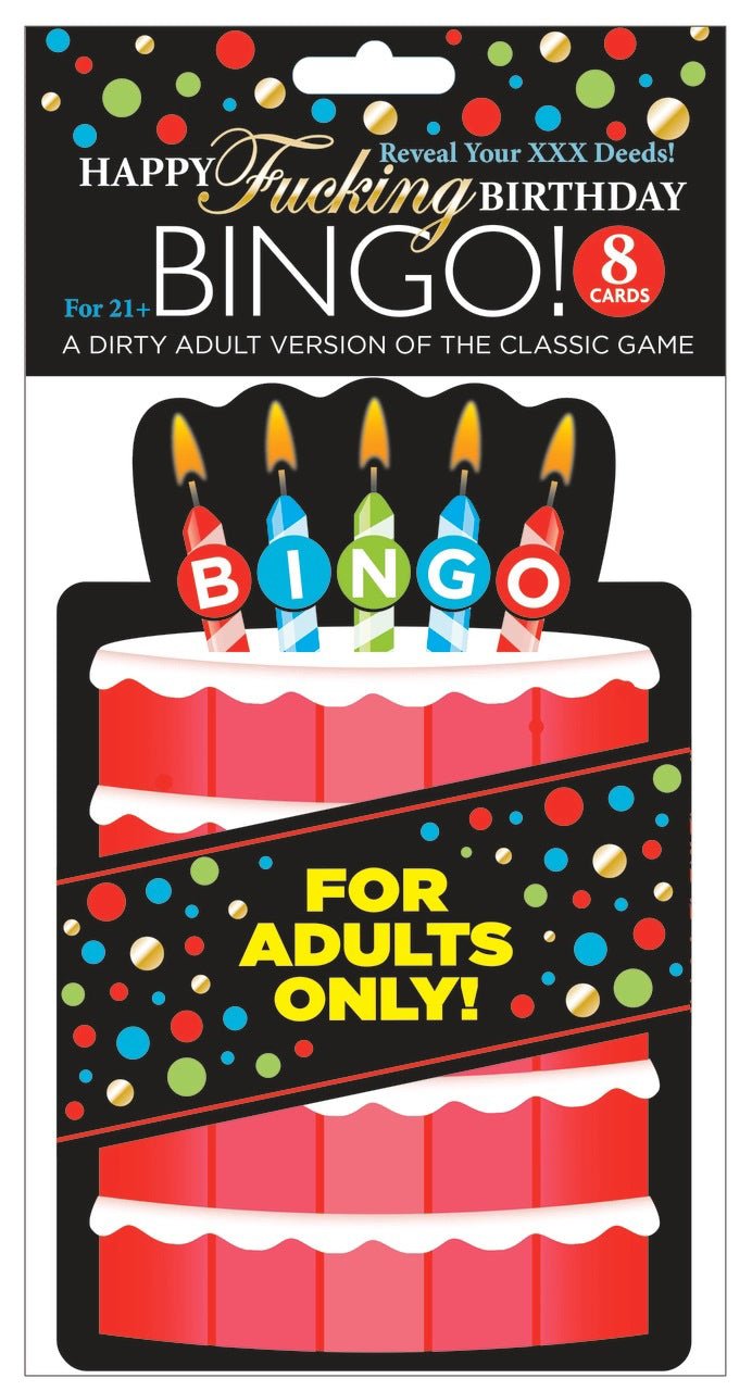 Happy Fucking Birthday Blowout Bingo - US Stores