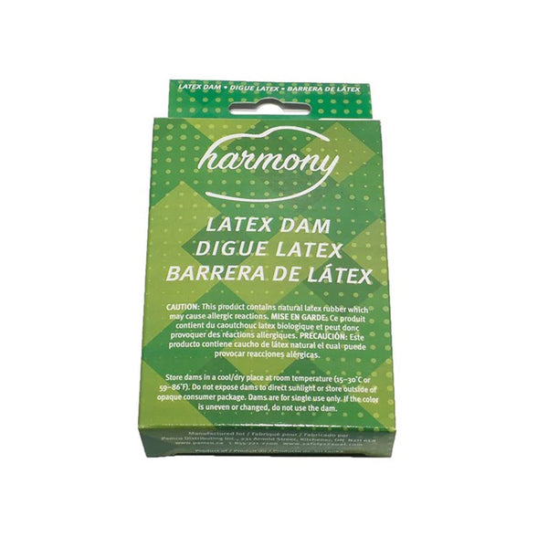 Harmony Latex Dam 6 Count - US Stores