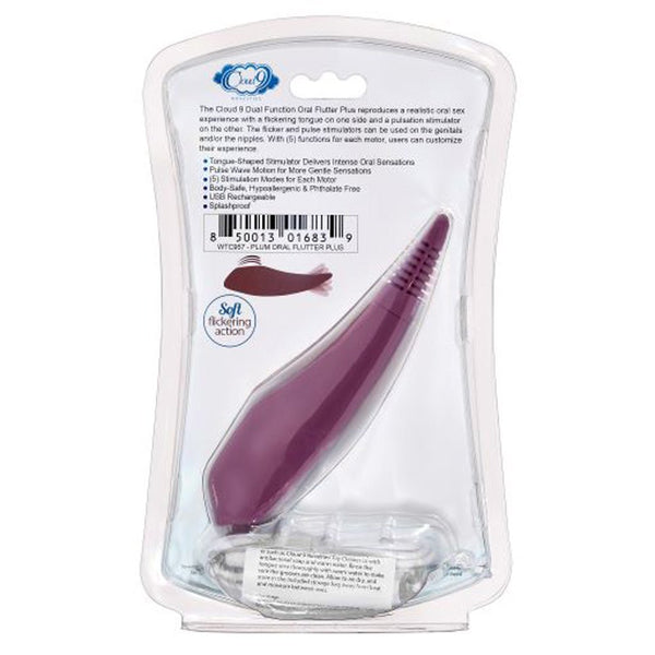 Health and Wellness Oral Flutter Plus - Plum - US Stores