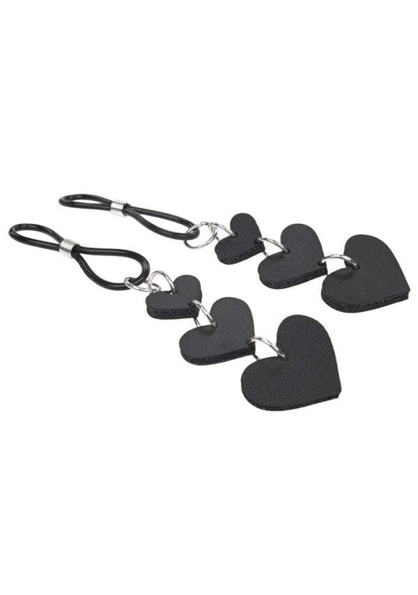 Heart Nipple Ties - Black - US Stores