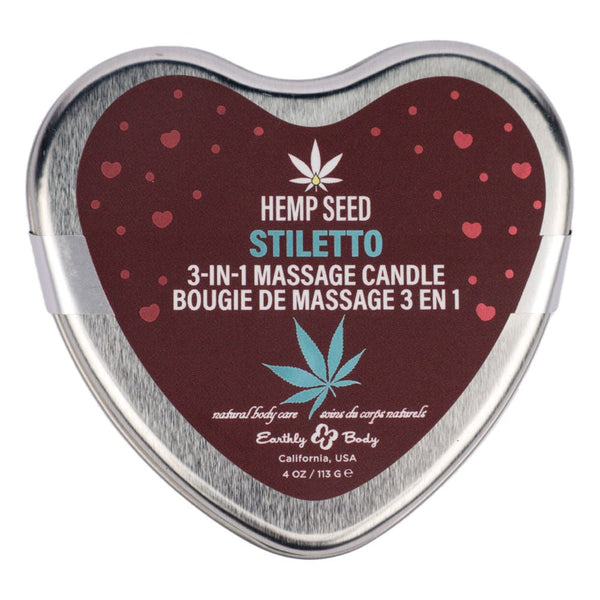 Hemp Seed 3 in 1 Massage Candle Stiletto 4.07oz - US Stores