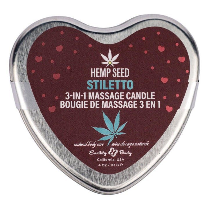 Hemp Seed 3 in 1 Massage Candle Stiletto 4.07oz - US Stores