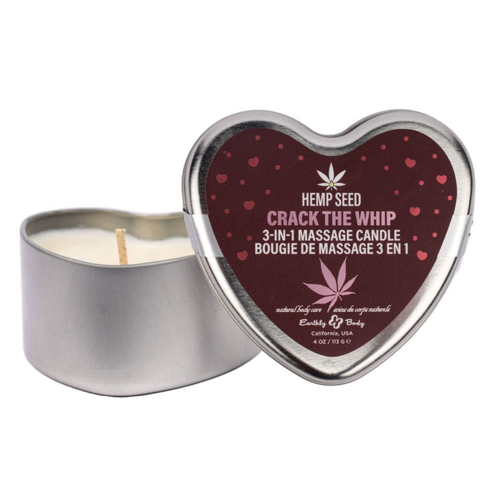 Hemp Seed 3 in 1 Massage Candle Stiletto 4.07oz - US Stores
