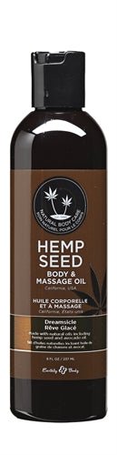 Hemp Seed Massage and Body Oil - Dreamsicle - 8 Fl. Oz./ 237ml - US Stores