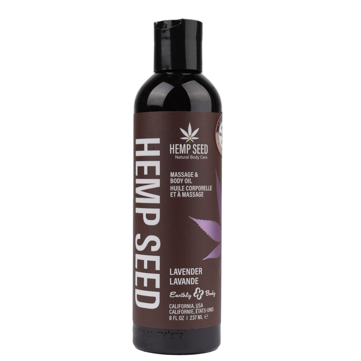 Hemp Seed Massage and Body Oil - Lavender - 8 Fl. Oz./ 237ml - US Stores