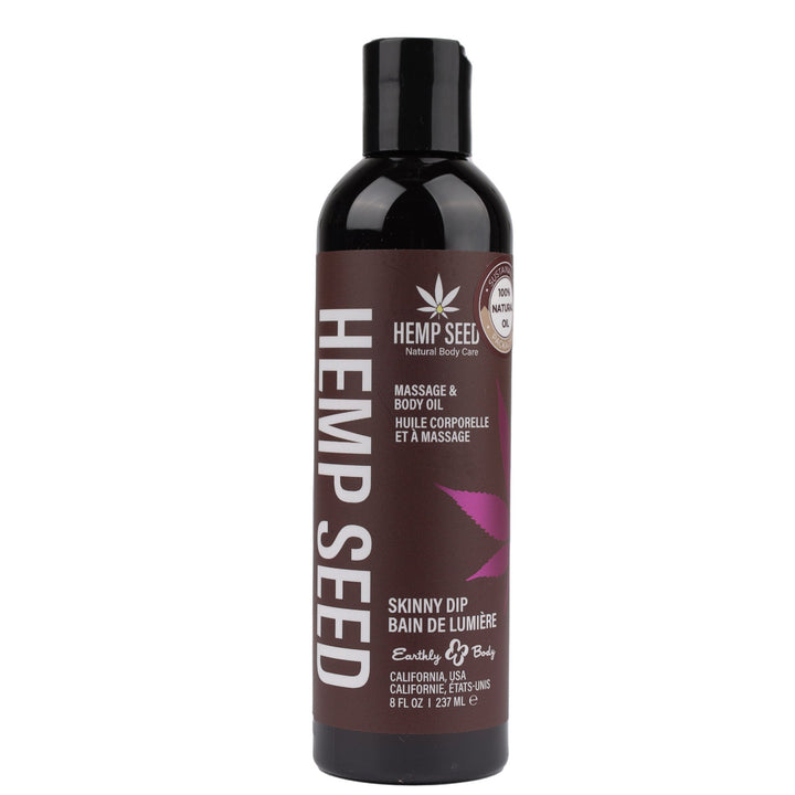 Hemp Seed Massage and Body Oil - Skinny Dip - 8 Fl. Oz./ 237ml - US Stores