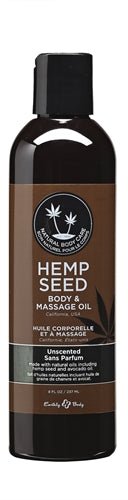 Hemp Seed Massage and Body Oil - Unscented - 8 Fl. Oz./ 237ml - US Stores