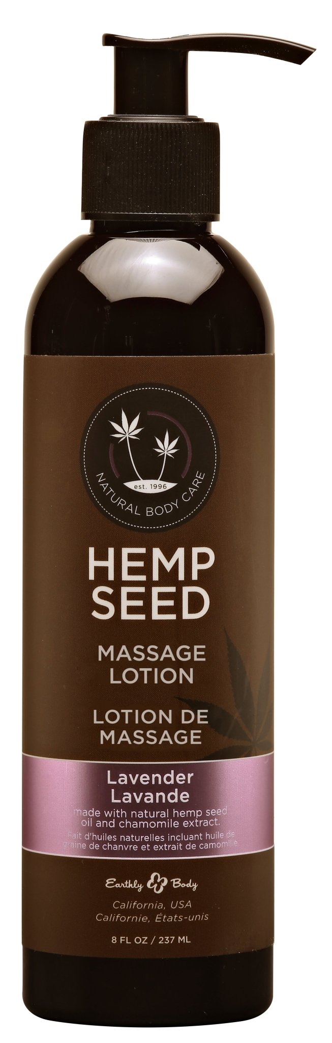 Hemp Seed Massage Lotion - Lavender - 8 Fl. Oz. / 237ml - US Stores
