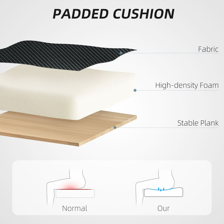 HOMCOM Mesh Office Chair, Ergonomic Desk Chair with Flip - up Armrest, Rotatable Headrest, Adjustable Lumbar Support, Black - US Stores