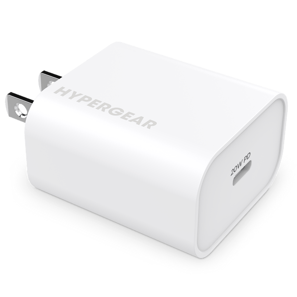 HyperGear 20W USB - C PD Wall Charger White - US Stores