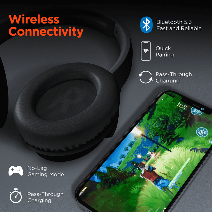 HyperGear Stealth2 ANC Wireless Headphones - US Stores