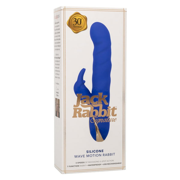 Jack Rabbit Signature Silicone Wave Motion Rabbit - Blue - US Stores