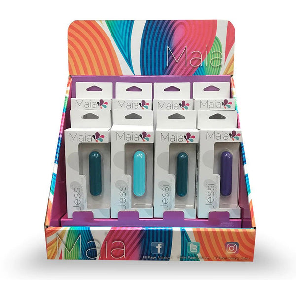 Jessi 8 Pc Display Mini Rechargeable Bullet - US Stores