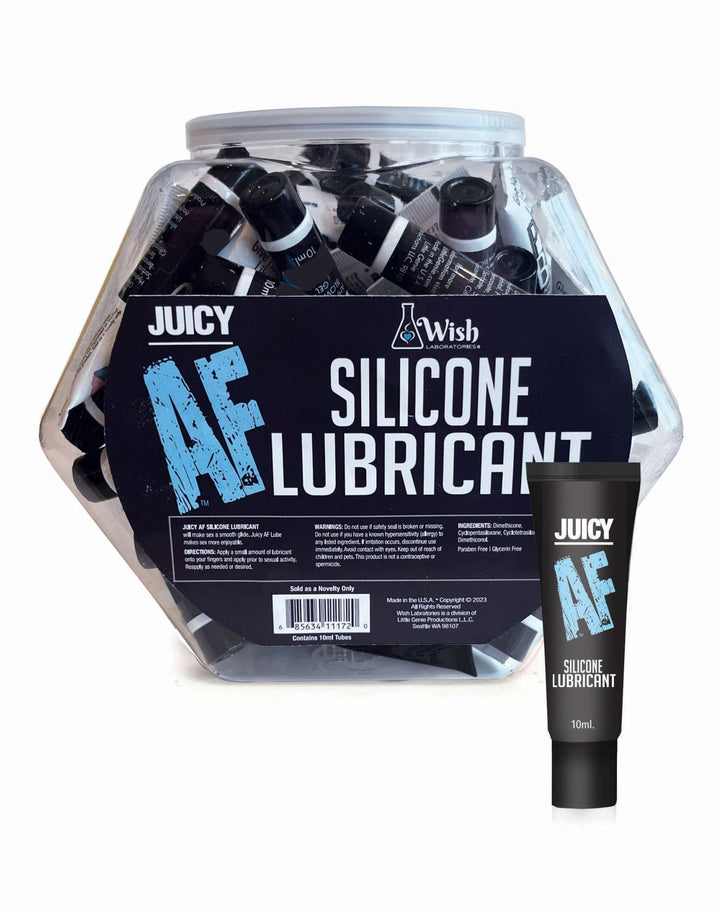 Juicy Af Silicone Lubricant 10 ml - Pop Display of 65 - US Stores