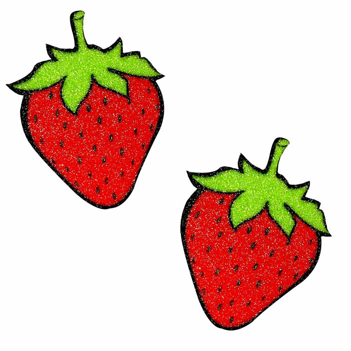 Juicy Strawberry Glitter Nipple Cover Pasties - US Stores