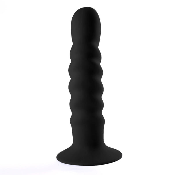 Kendall Silicone Dong Swirled Satin Finish - Black - US Stores