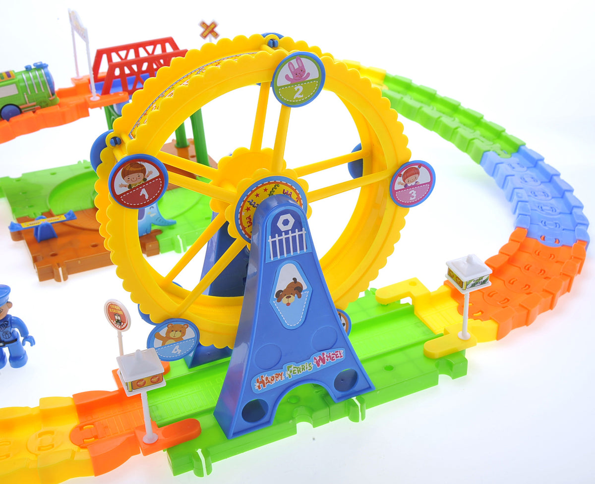 Kids Train Track Building Set
