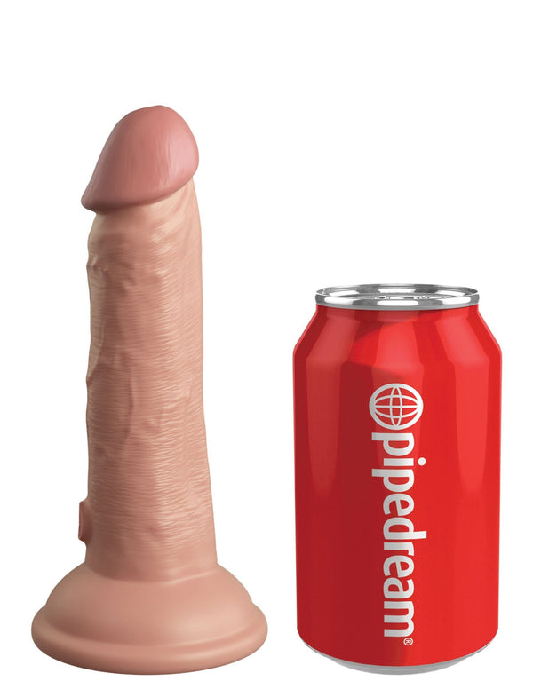 King Cock Elite 6 Inch Silicone Dual Density Cock - Light - US Stores