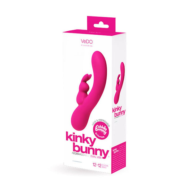 Kinky Bunny Plus Rechargeable Rabbit - Pink - US Stores