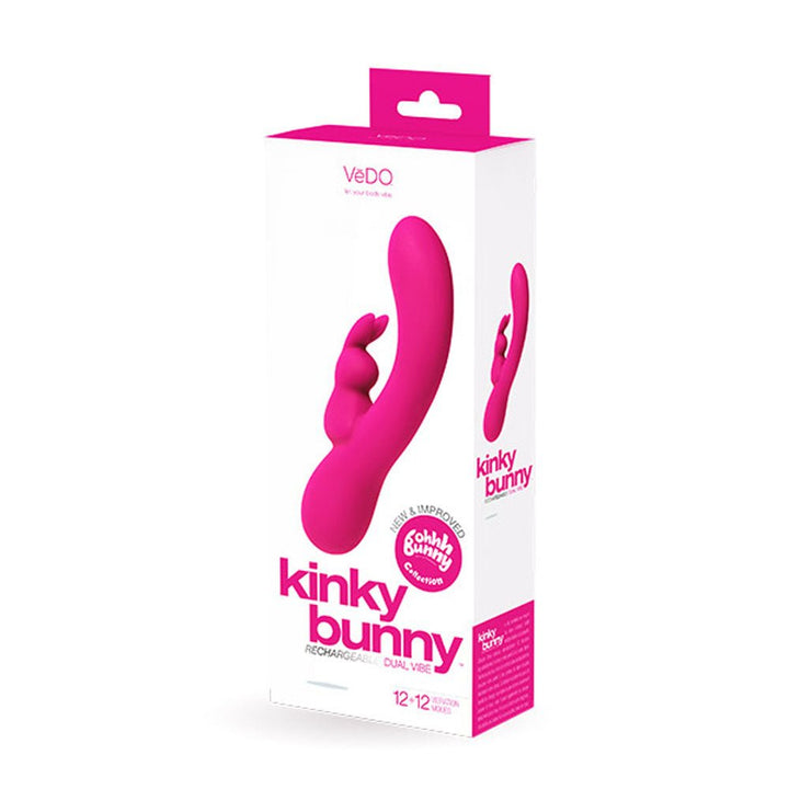 Kinky Bunny Plus Rechargeable Rabbit - Pink - US Stores