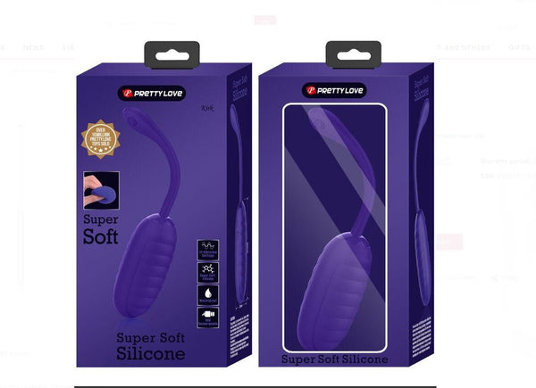 Kirk Rechargeable Vibrating Egg - Purple - US Stores