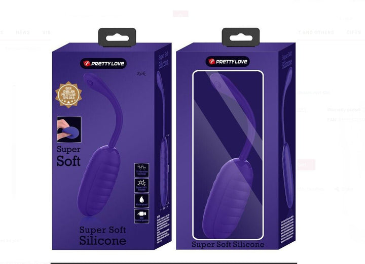 Kirk Rechargeable Vibrating Egg - Purple - US Stores