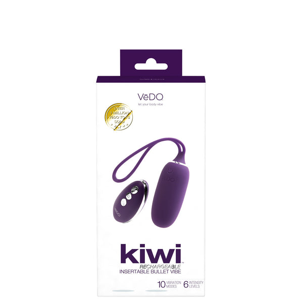 Kiwi Rechargeable Insertable Bullet - Deep Purple - US Stores