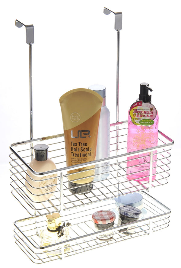 2-Tier Cabinet Storage Organizer (Chrome)