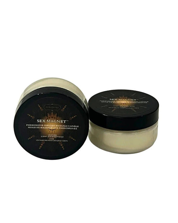 Leather Pheromone Massage Candle 1.7oz - US Stores