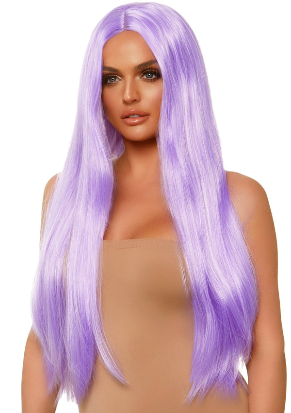 Long Straight Wig 33 Inch - Lavender - US Stores