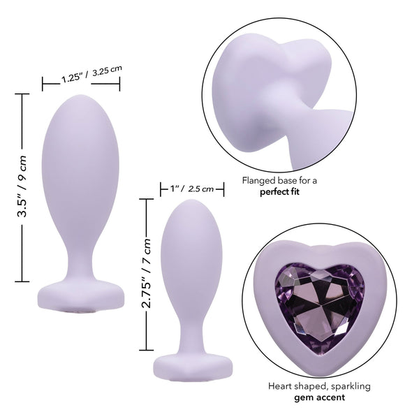 Love Crystal Booty Duo - Purple - US Stores