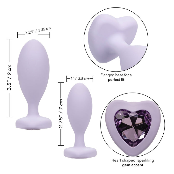 Love Crystal Booty Duo - Purple - US Stores