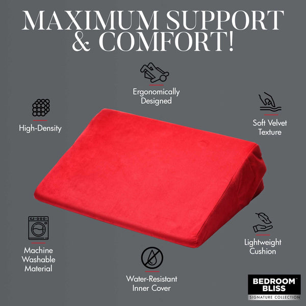 Love Cushion Small Wedge Pillow - Red - US Stores