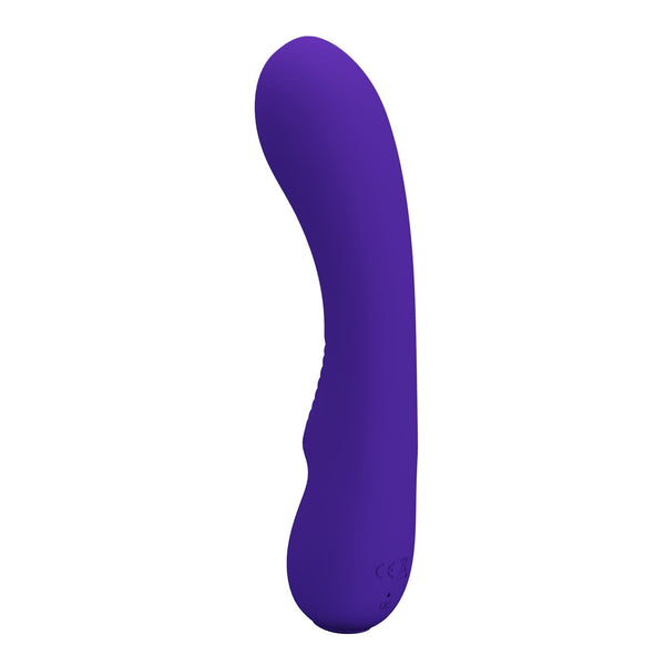 Matt Super Soft Silicone Vibrator - Purple - US Stores