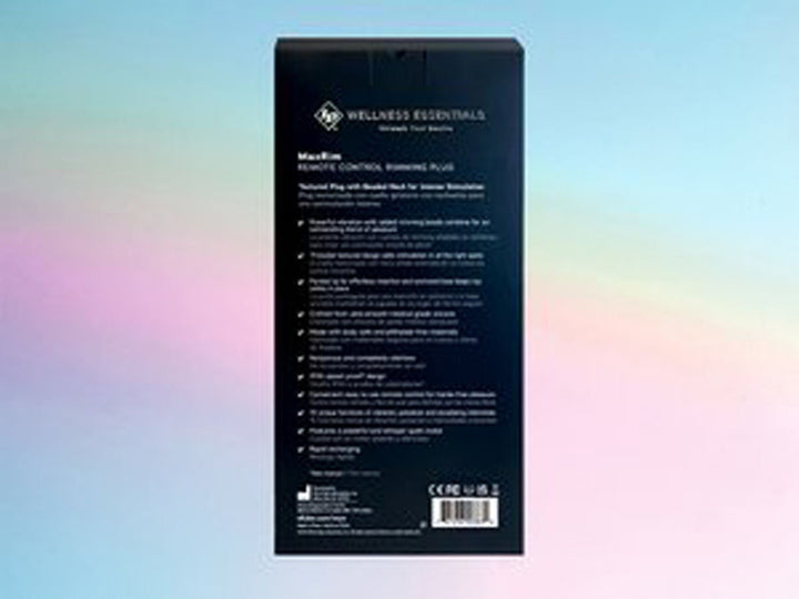 Maxrim Remote Control Rimming Plug - Blue - US Stores