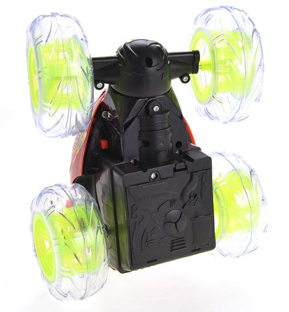 RC Twister Stunt Car with LED Lights & Music – Red